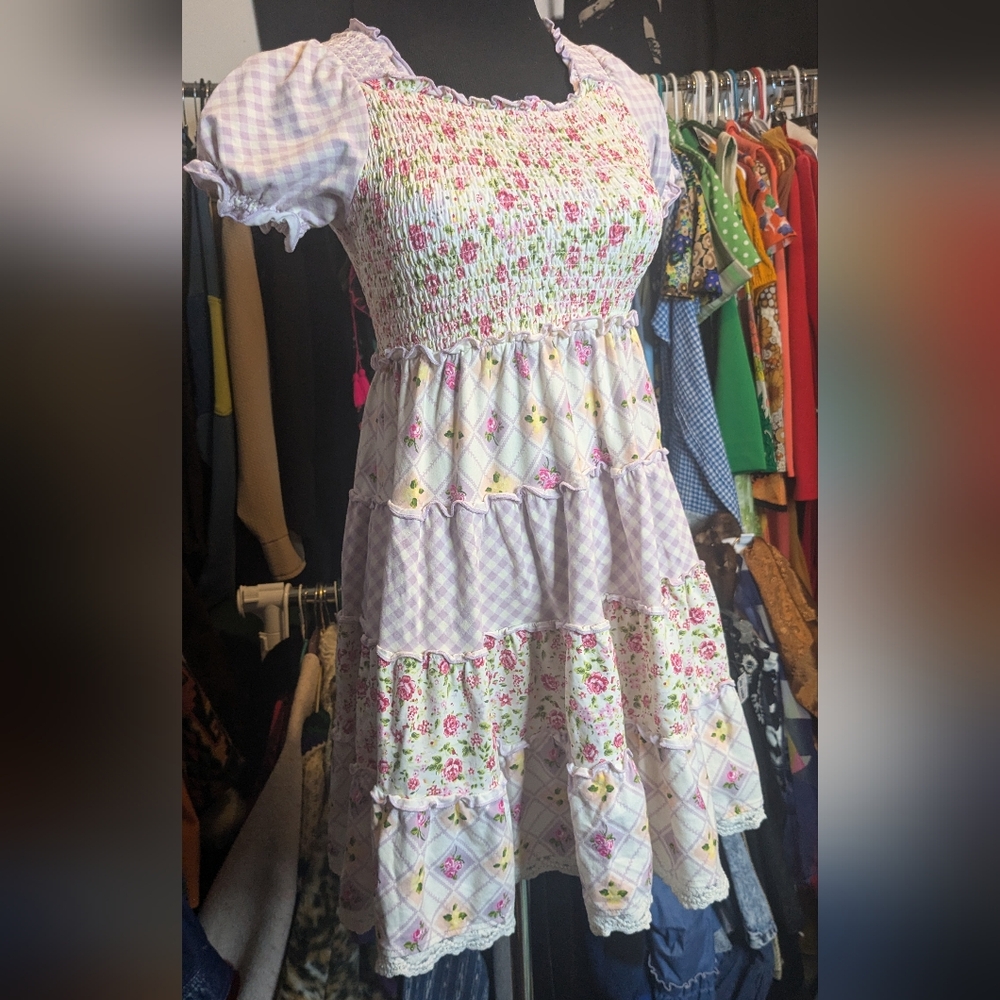 Matilda Jane Pink and White Kids Spring Dress - Picture 9 of 9
